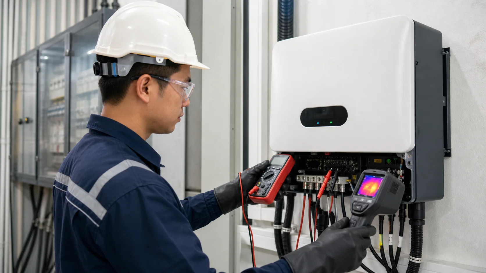 Kiểm tra bảo dưỡng inverter điện mặt trời