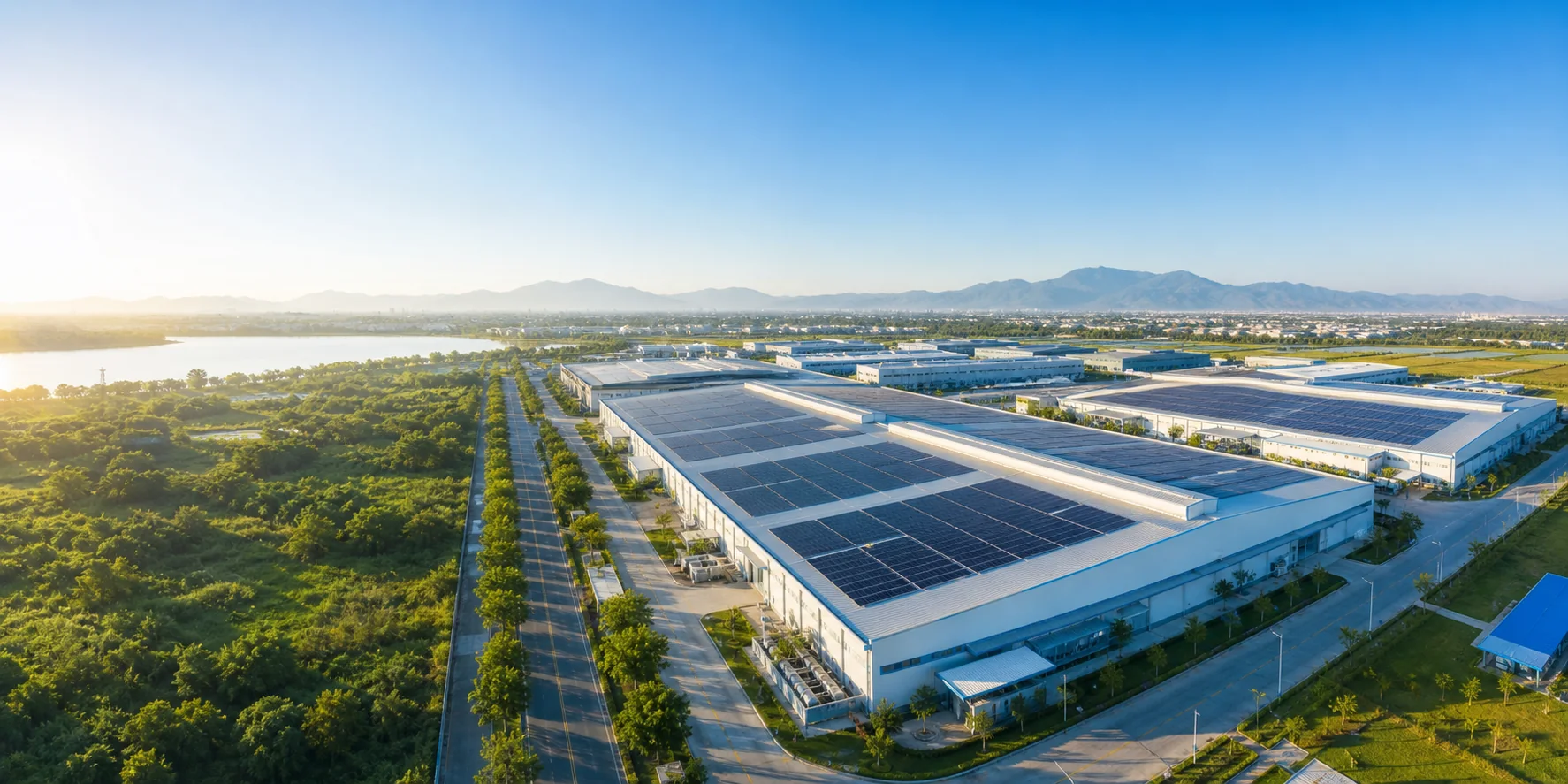 Trang trại điện mặt trời quy mô lớn của EPC Solar