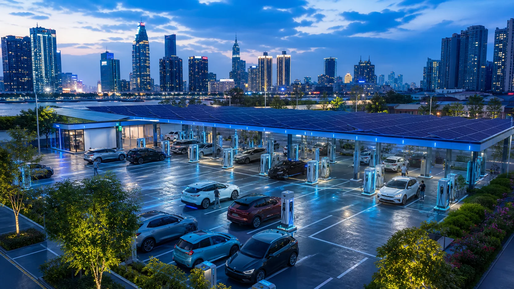 Mạng lưới trạm sạc xe điện EPCVINA
